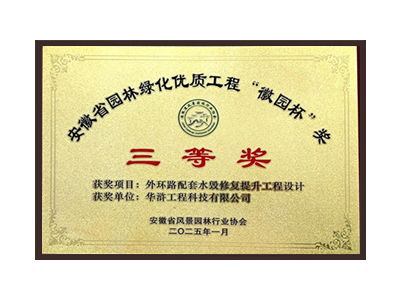 齐齐哈尔荣获2025“徽园杯”奖三等奖